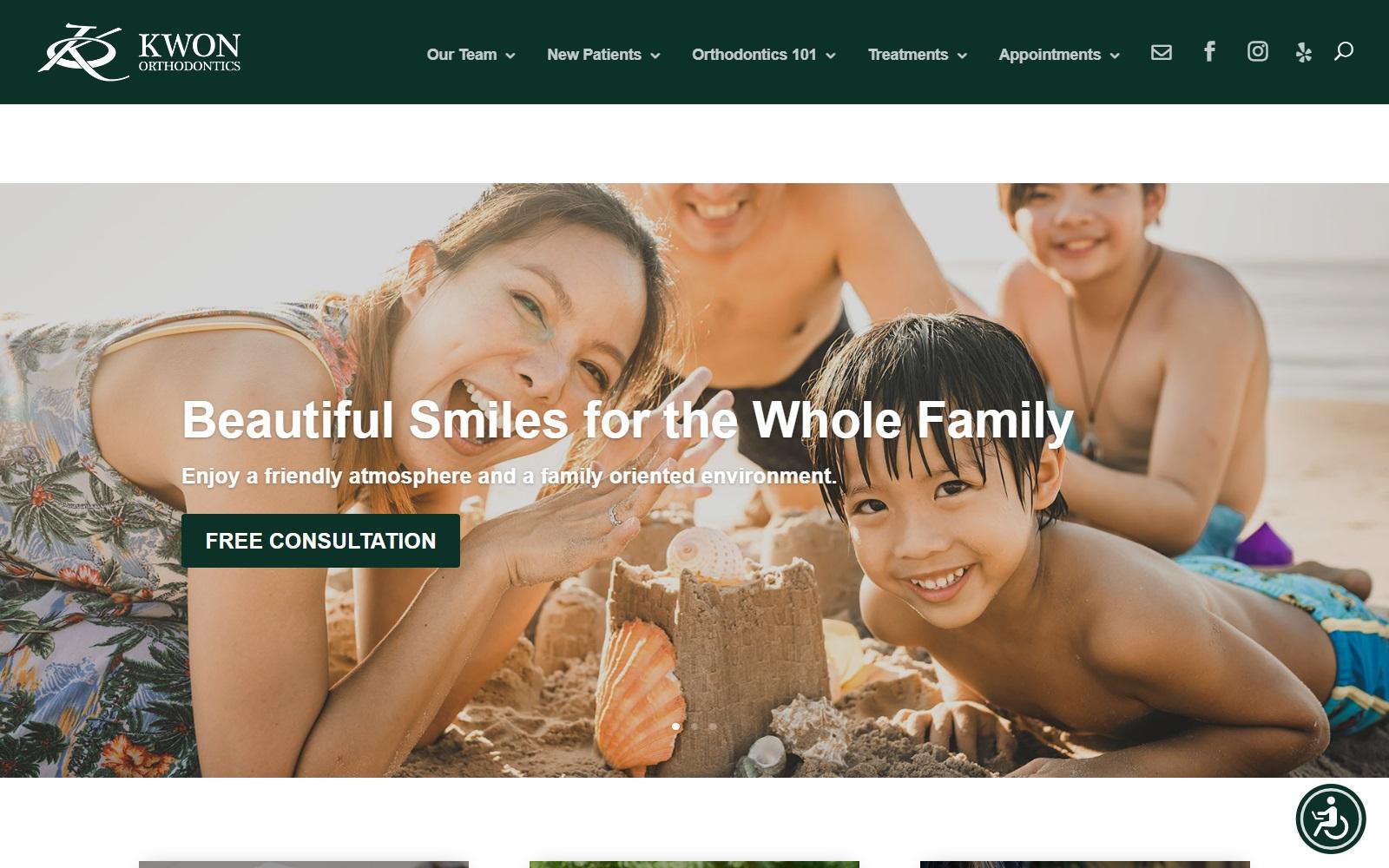Kwon Orthodontics screenshot