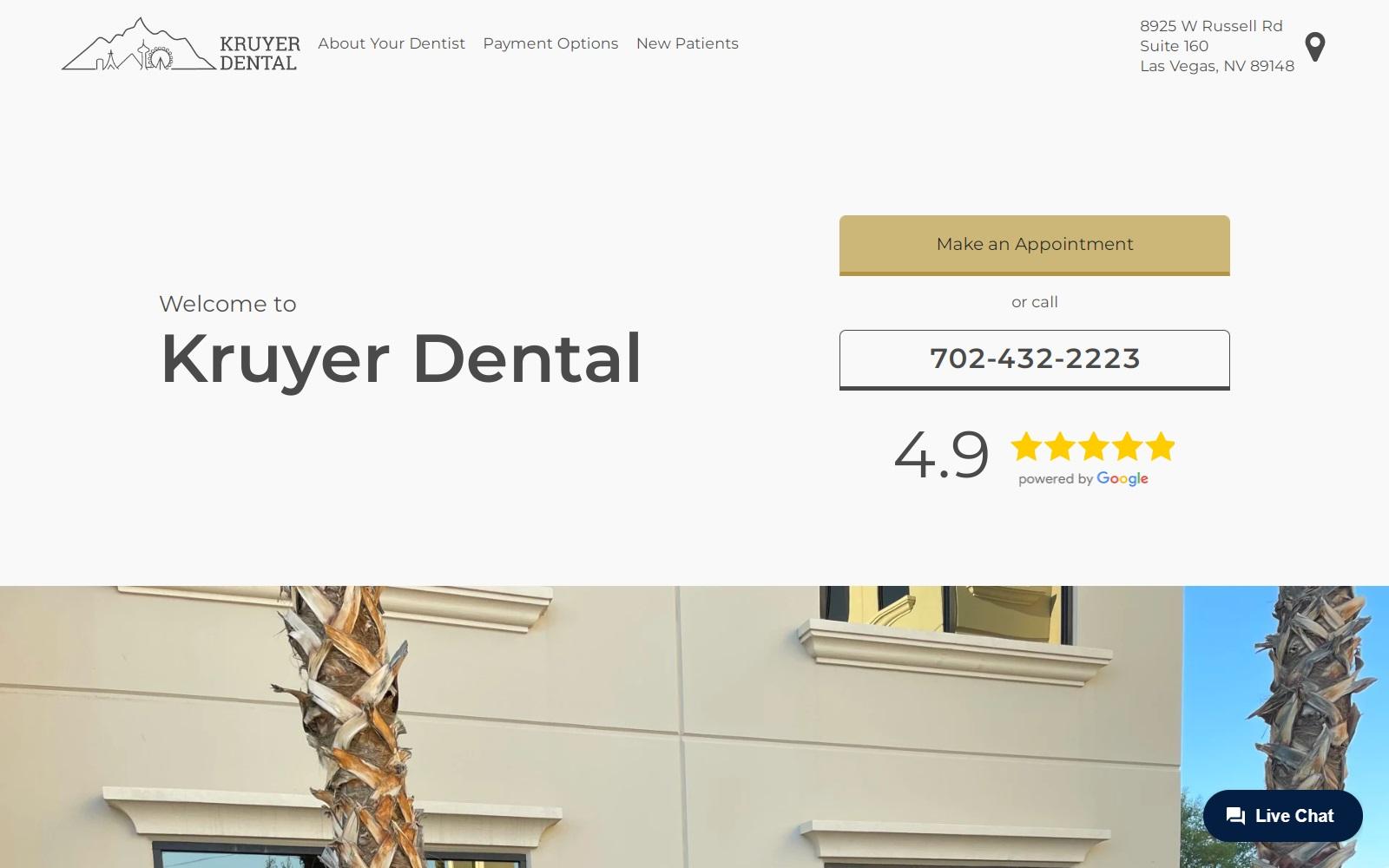 Kruyer Dental screenshot