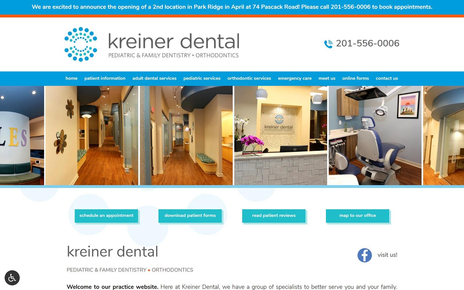 Kreiner Pediatric Dental screenshot