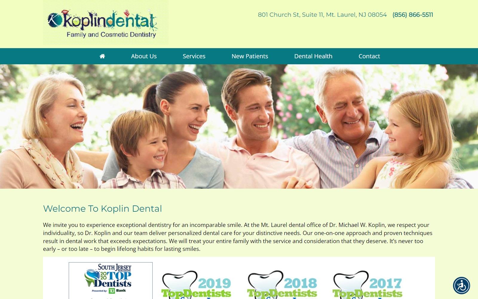 Koplin Dental screenshot
