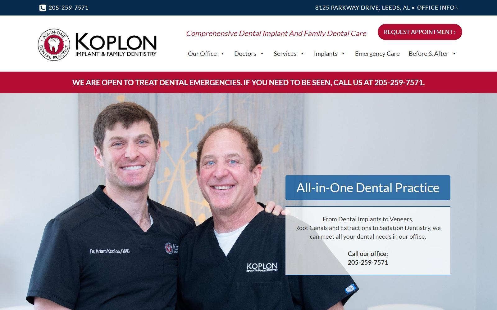 Koplon Implant & Family Dentistry screenshot