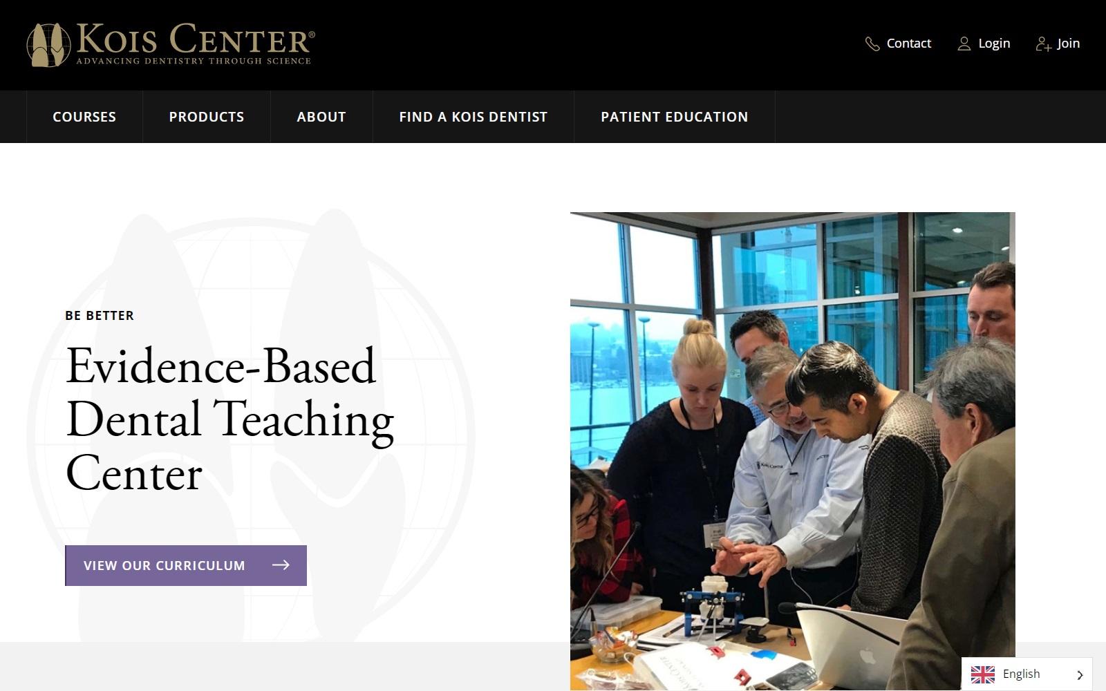 Kois Center LLC screenshot
