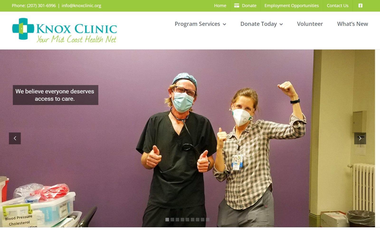 Knox County Health Clinic screenshot