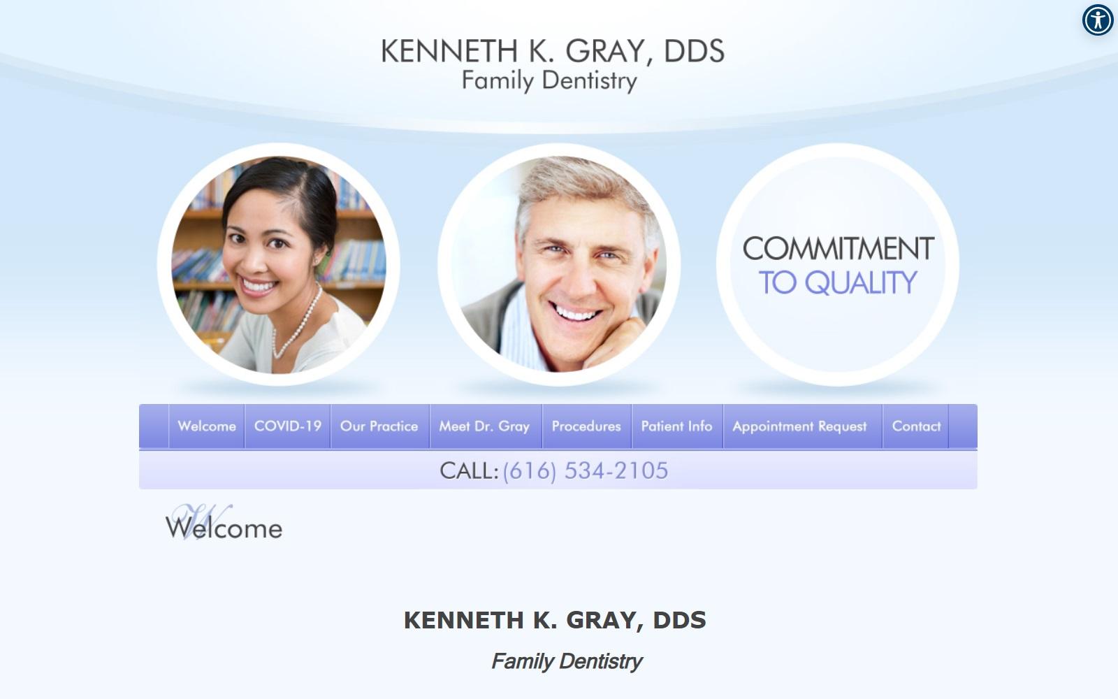 Kenneth K Gray DDS screenshot
