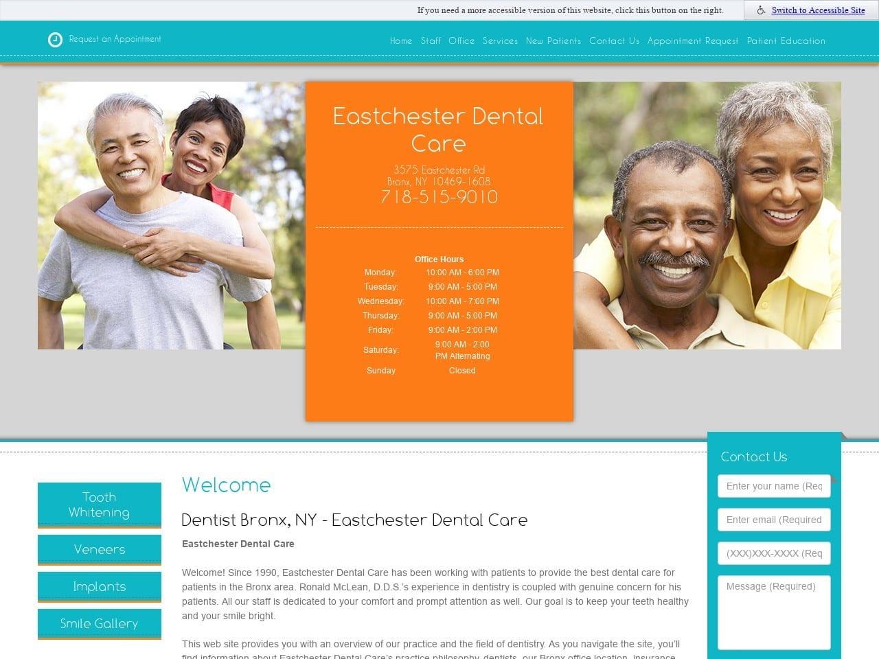 Eastchester Dental screenshot