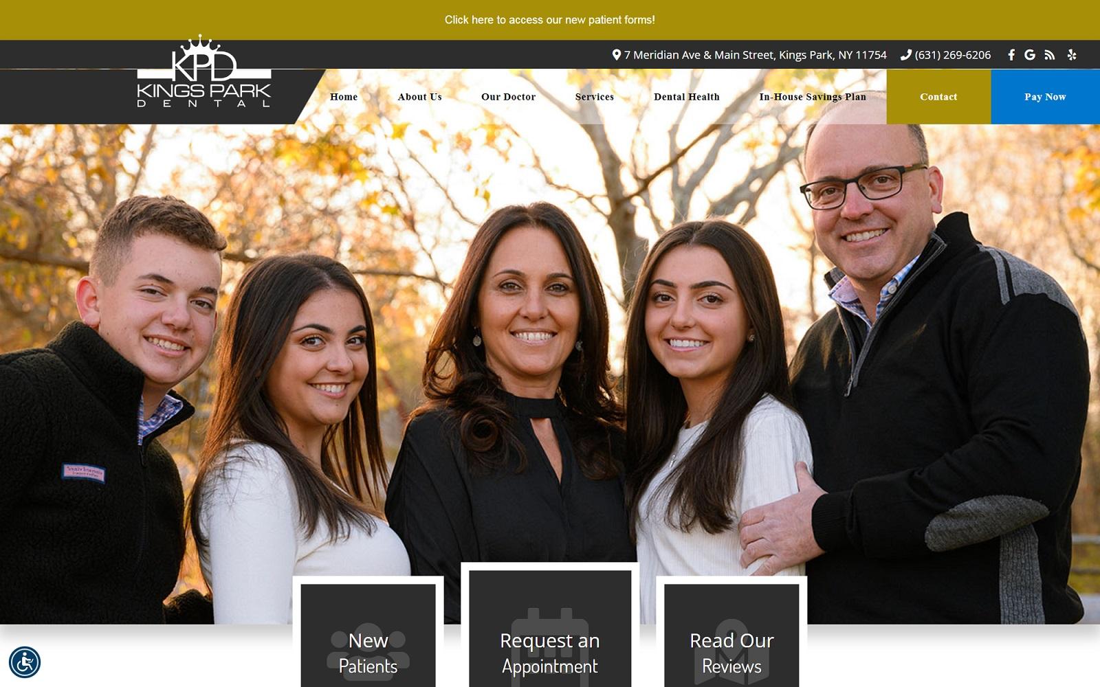 Kings Park Dental screenshot