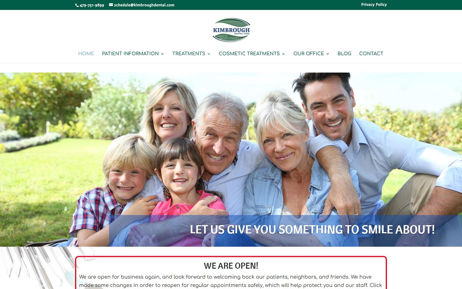 Kimbrough Dental Care screenshot