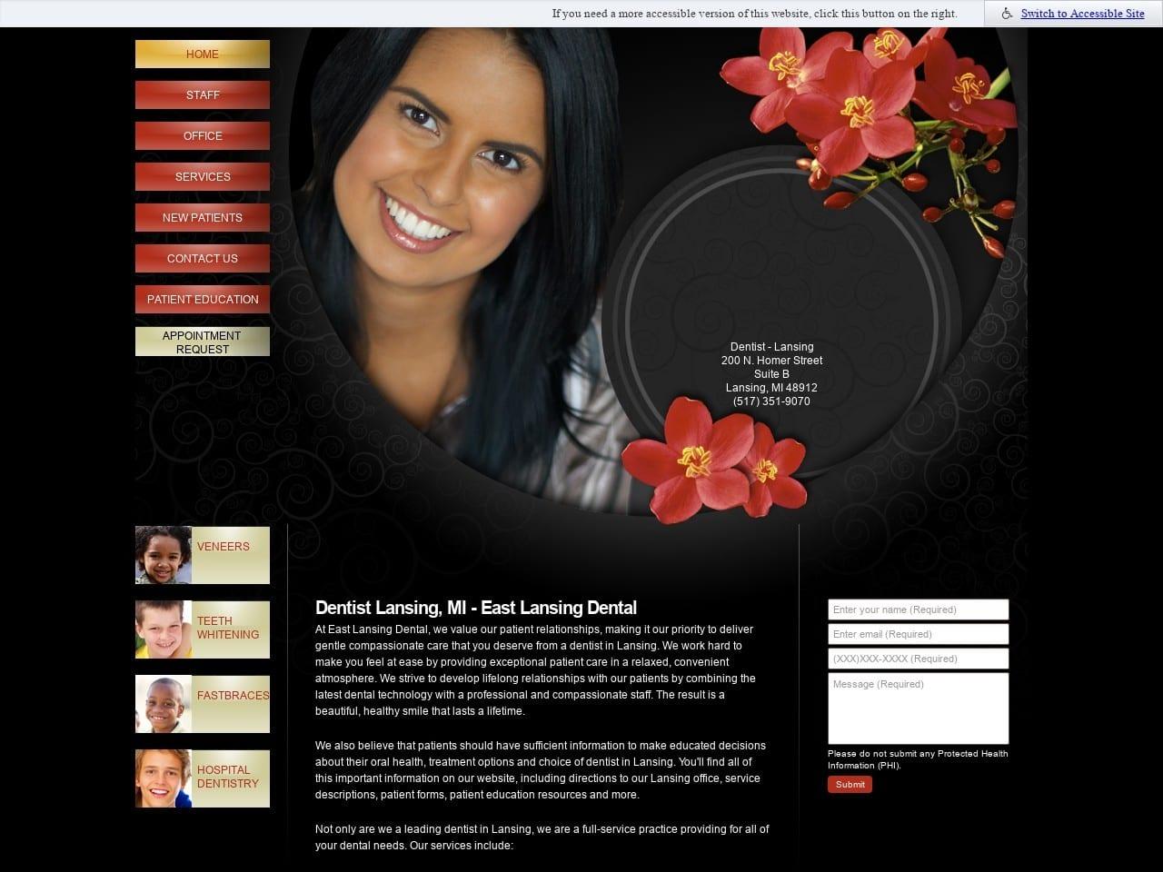 Eastlansing Dental screenshot