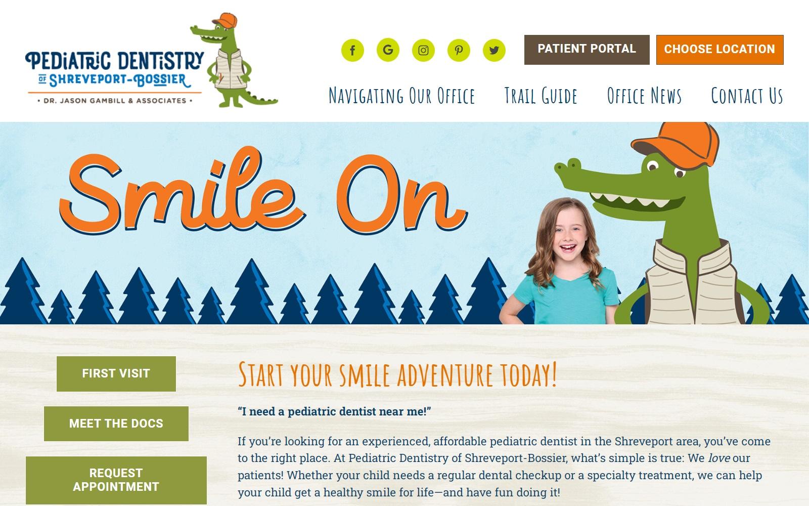 Pediatric Dentistry of Shreveport-Bossier screenshot