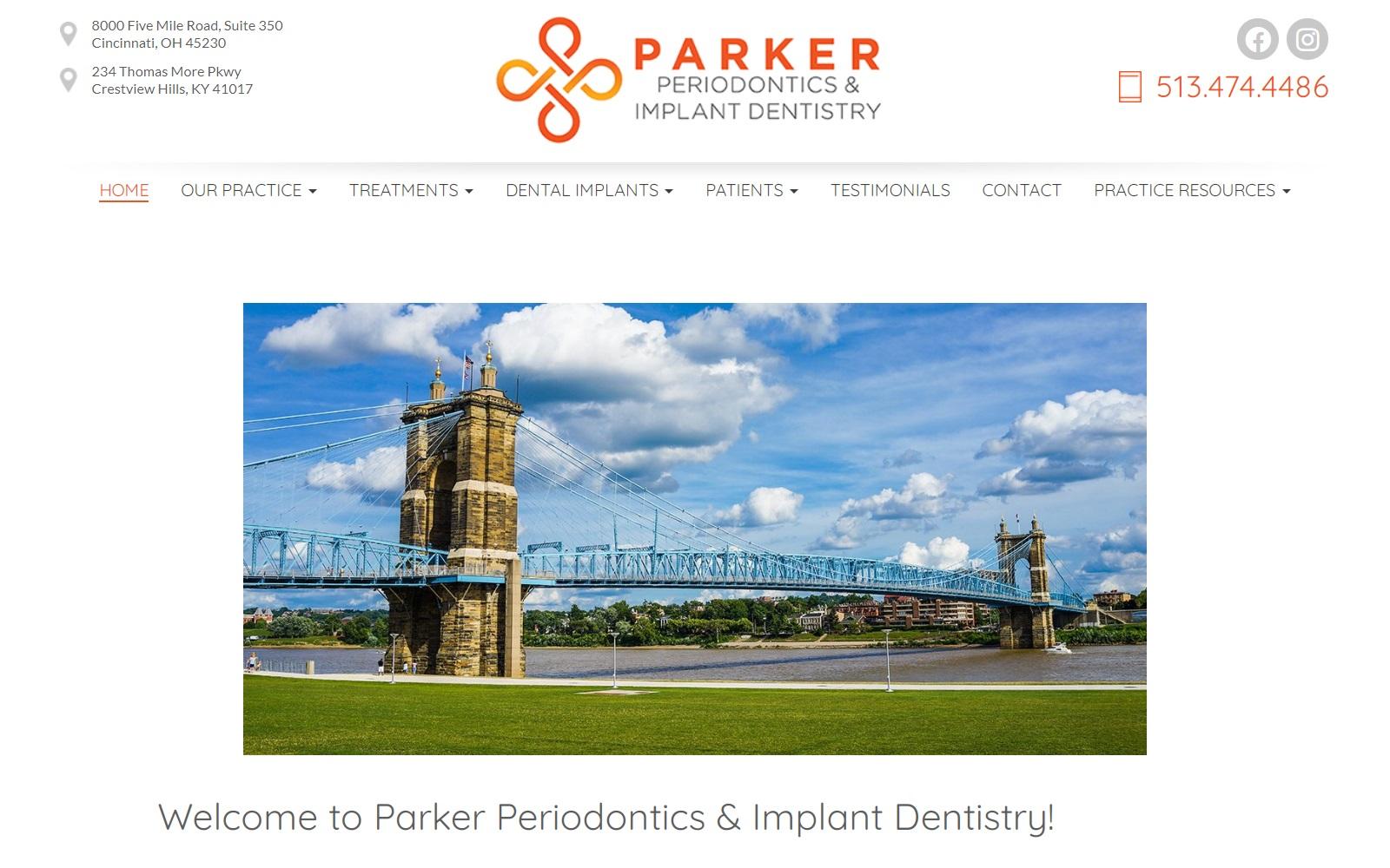 Parker Periodontics & Implant Dentistry screenshot