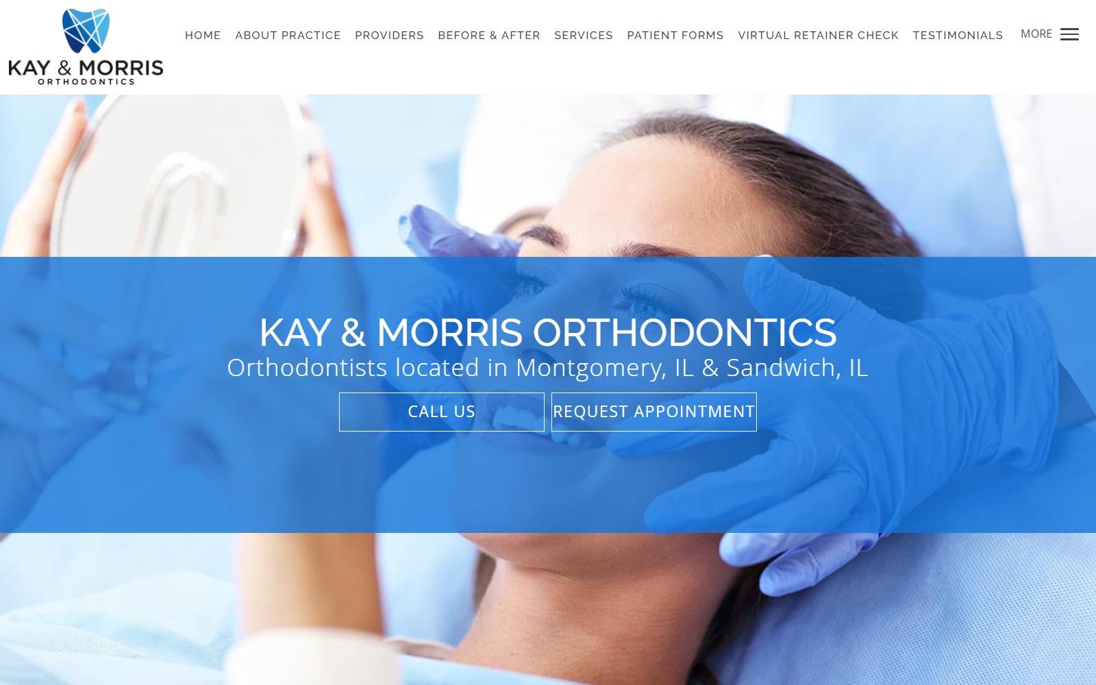Kay & Morris Orthodontics screenshot