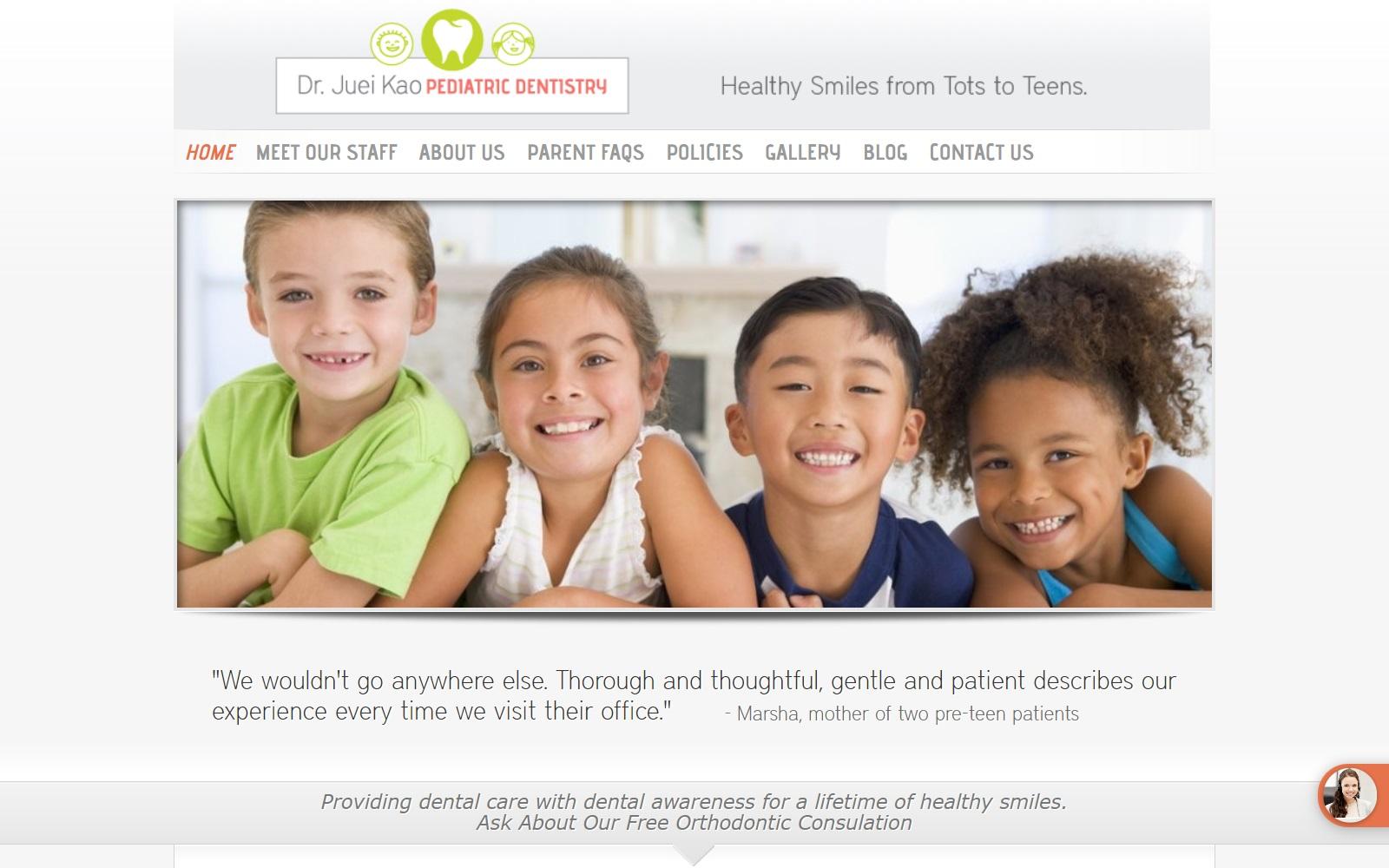 Juei Kao DMD Pediatric Dentistry screenshot
