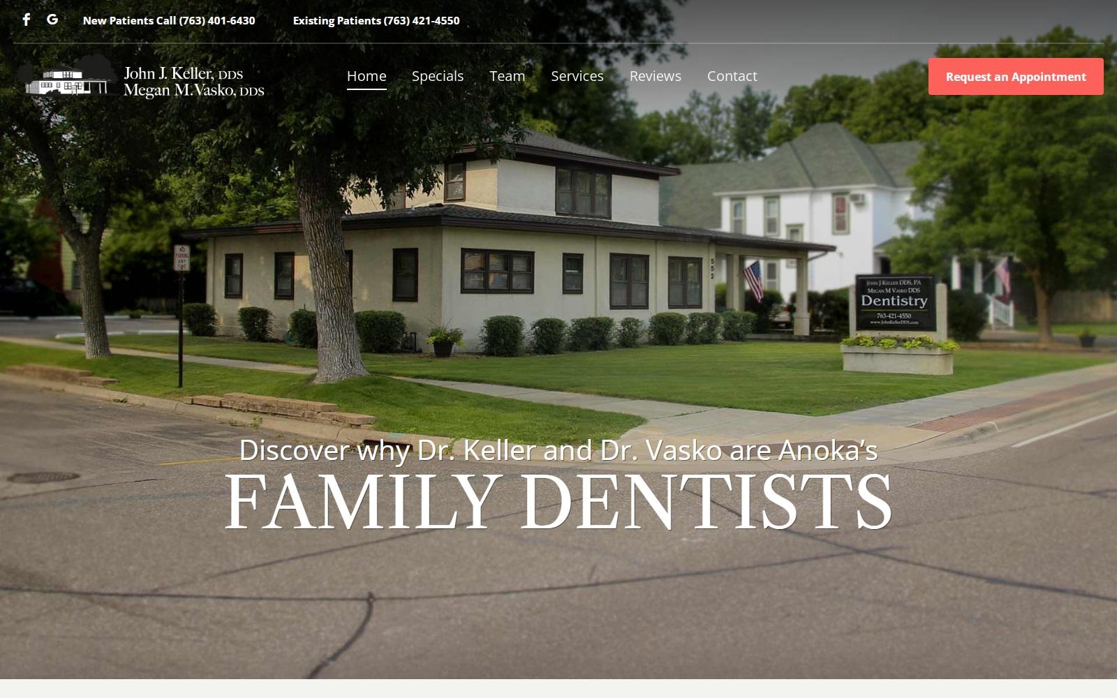 John J Keller DDS screenshot