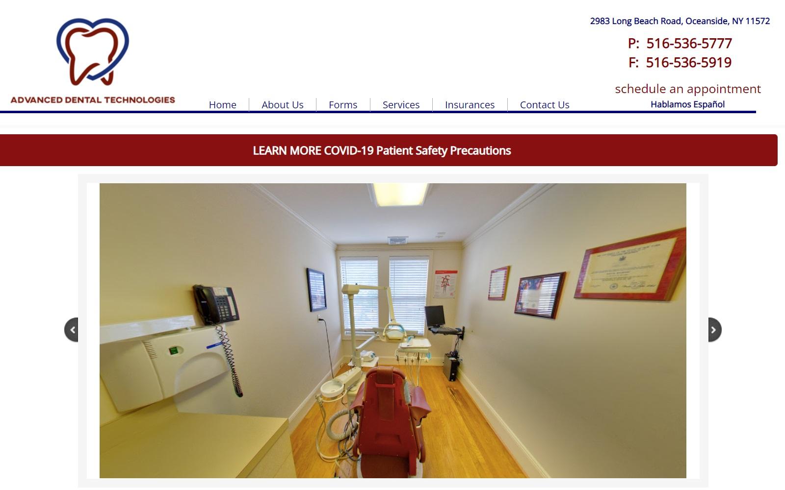 Advanced Dental Technology Peterson John C DDS screenshot