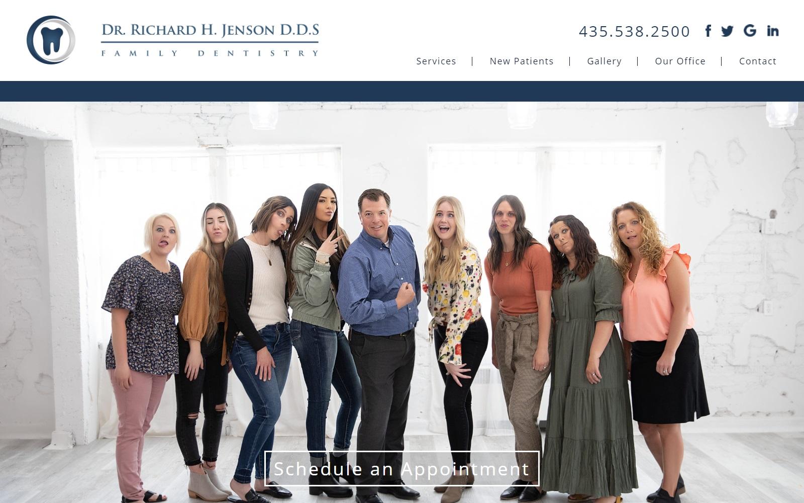 Richard H Jenson DDS screenshot