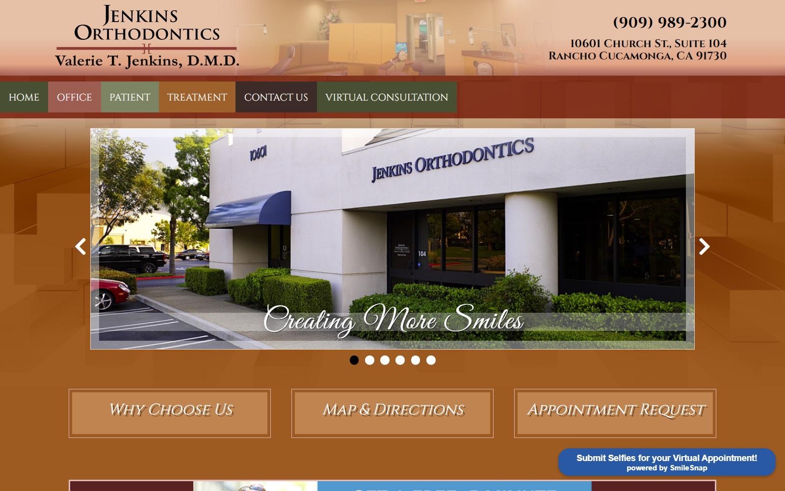 Jenkins Orthodontics screenshot
