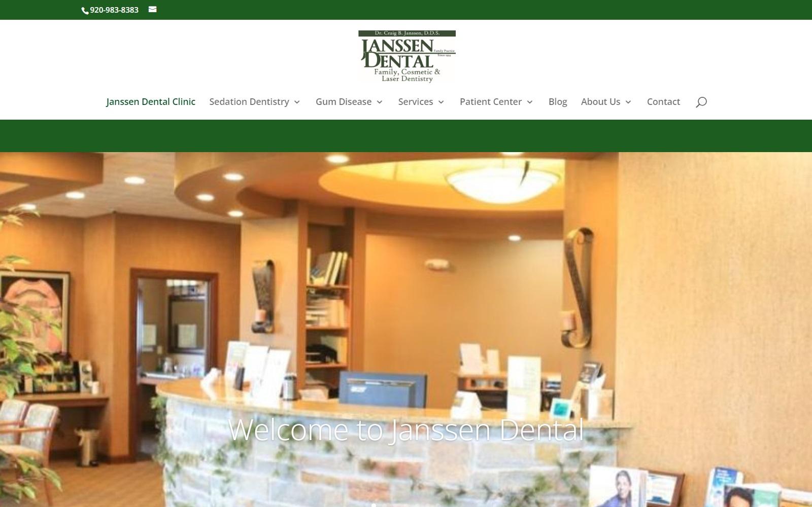 Janssen Dental Clinic screenshot