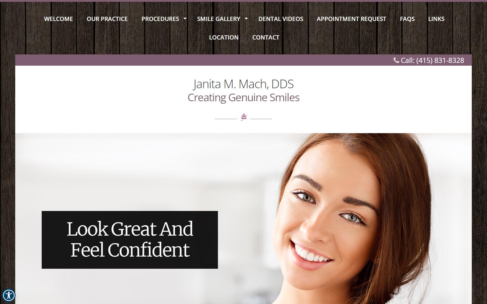 Janita Mach RDH DDS screenshot