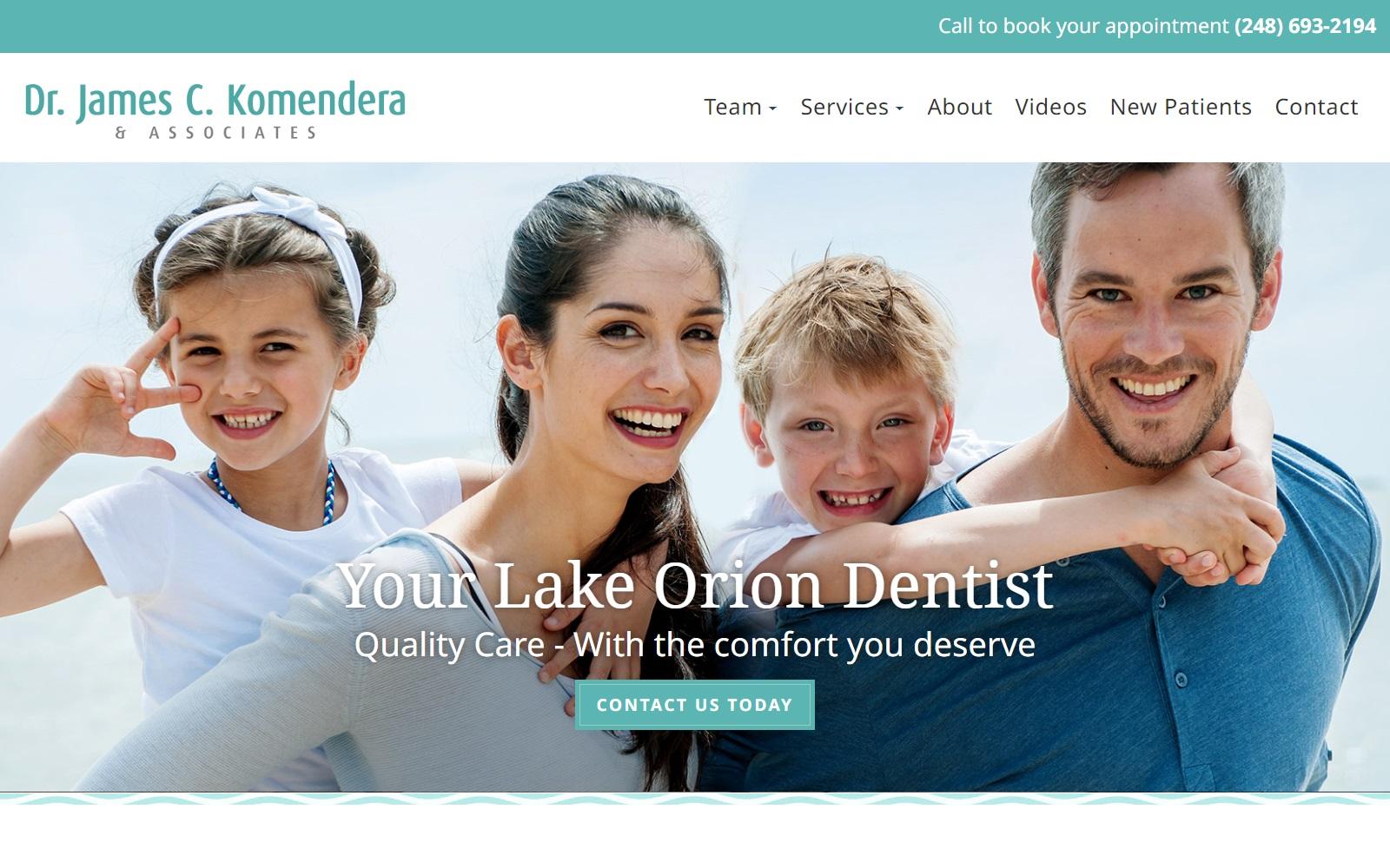 Dr. James C. Komendera & Associates screenshot