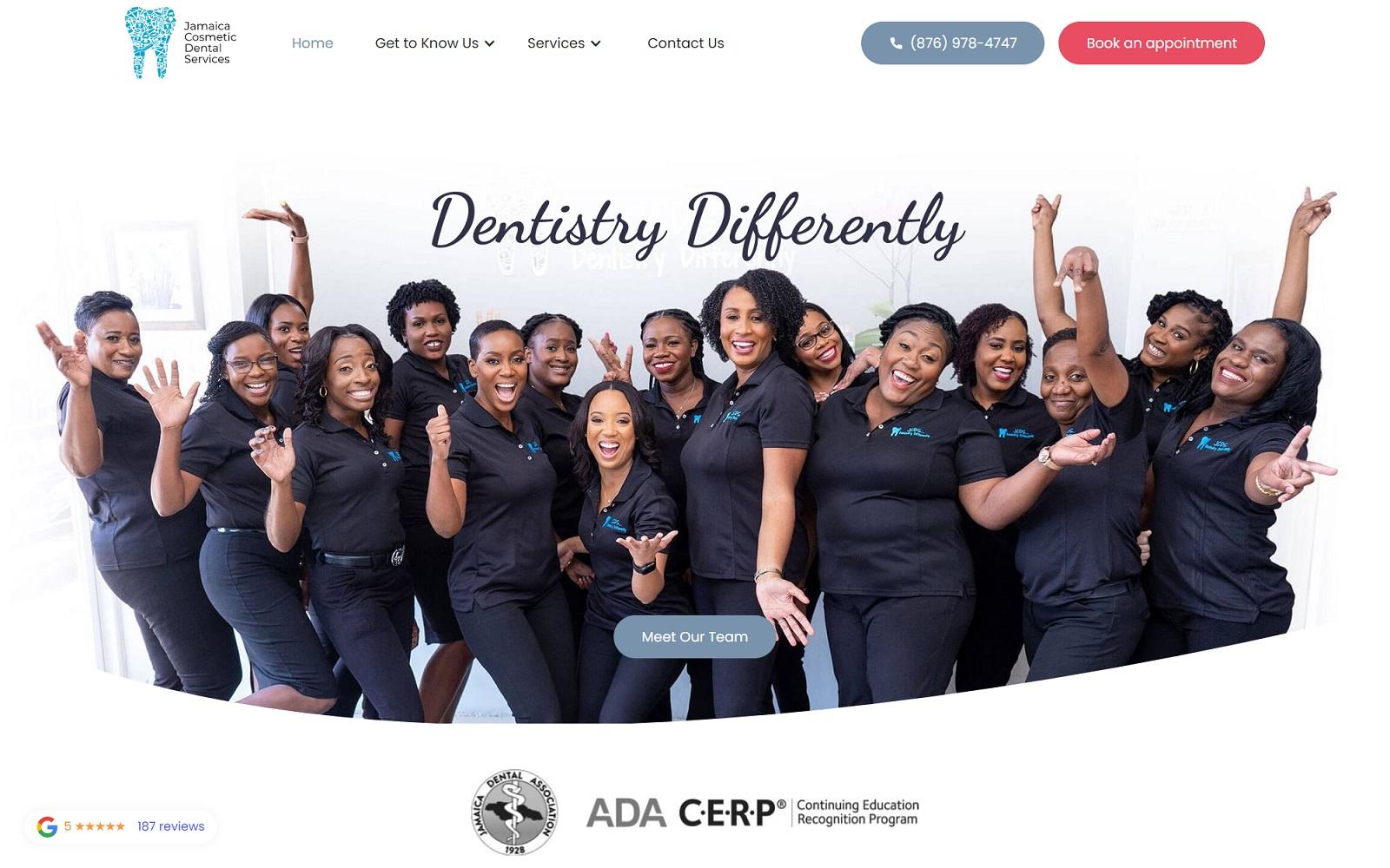 Jamaica Cosmetic Dental Services screenshot