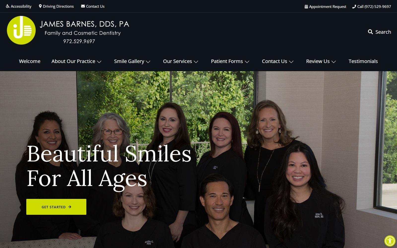 James Barnes DDS PA Family & Cosmetic Dentistry