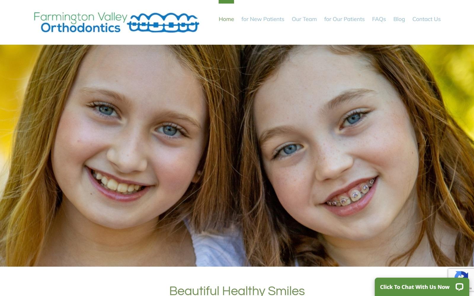 Farmington Valley Orthodontics screenshot