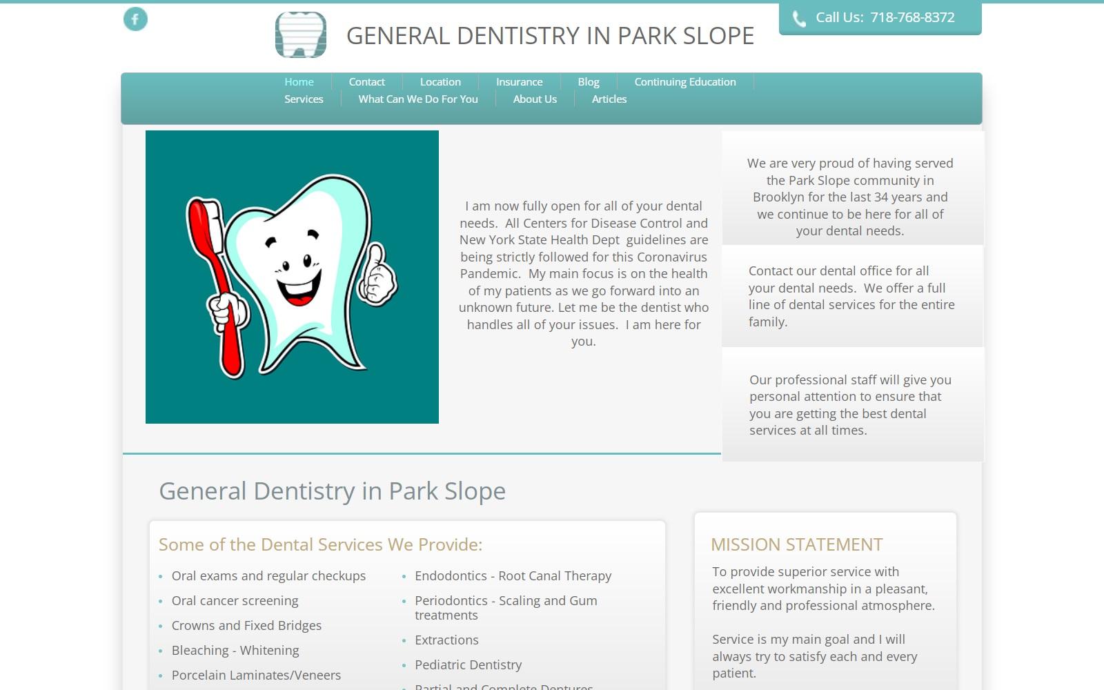 Jack Irwin DDS screenshot