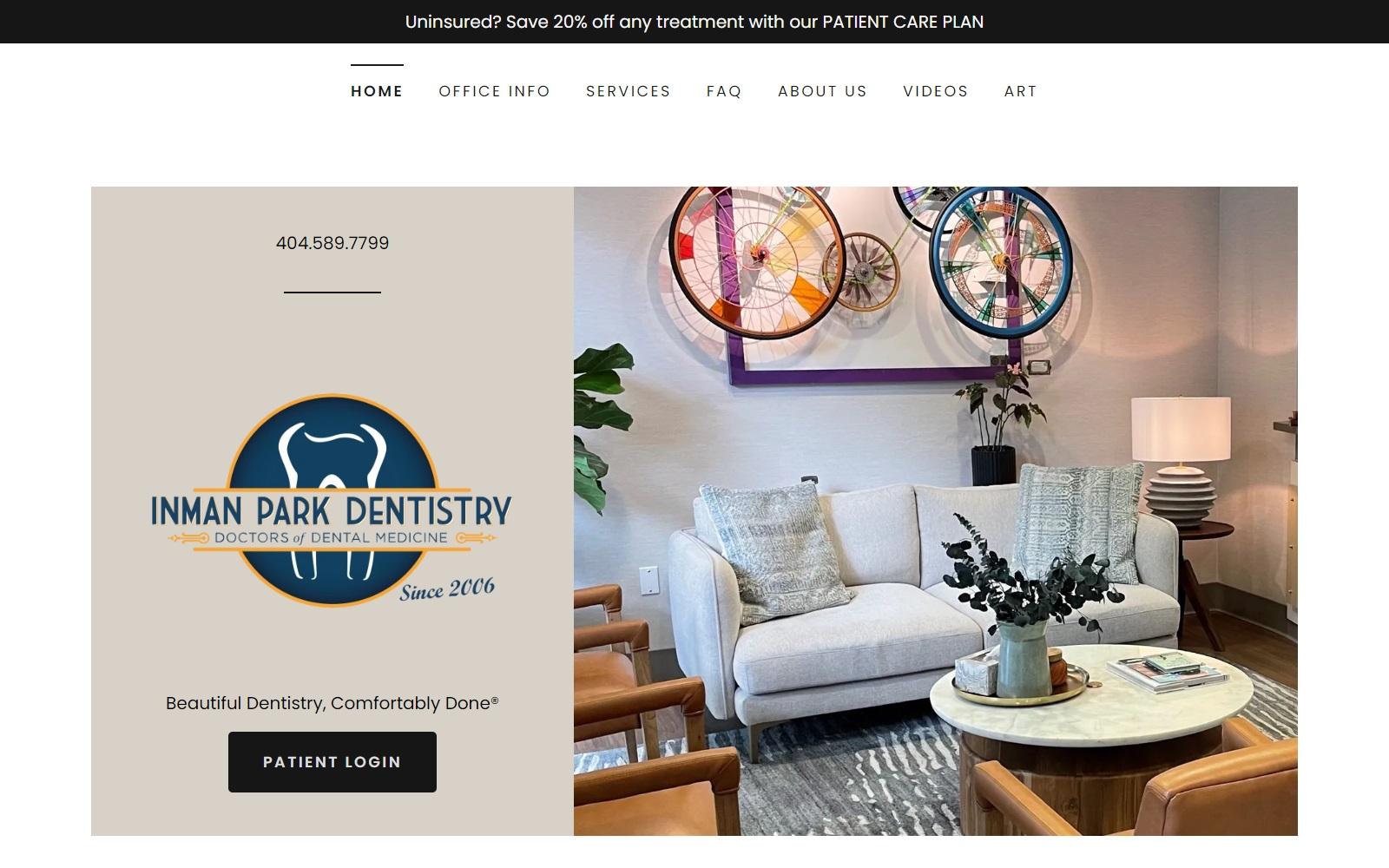 Inman Park Dentistry screenshot