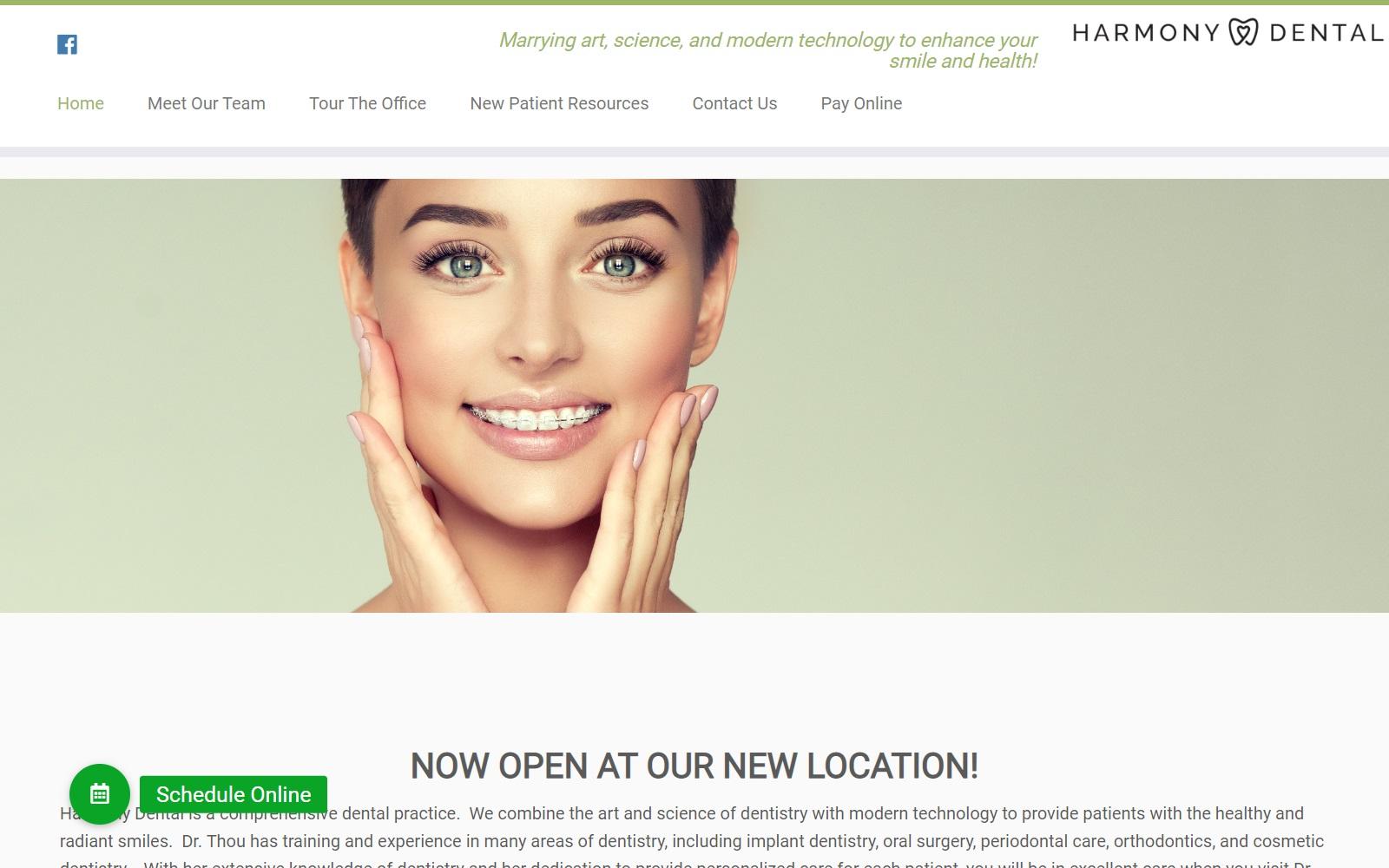 In Harmony Dental Care screenshot