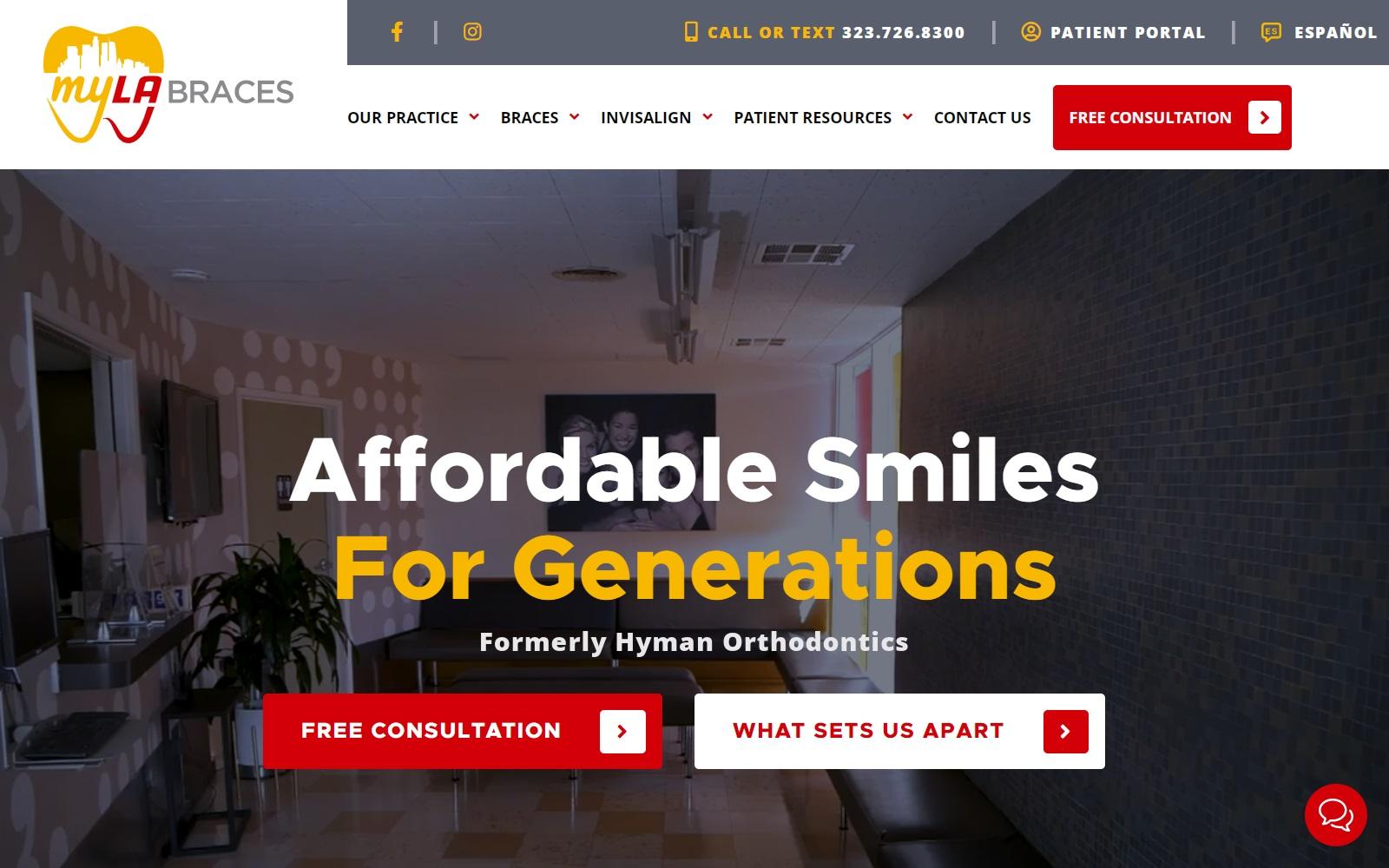My LA Braces - Hyman Orthodontics screenshot