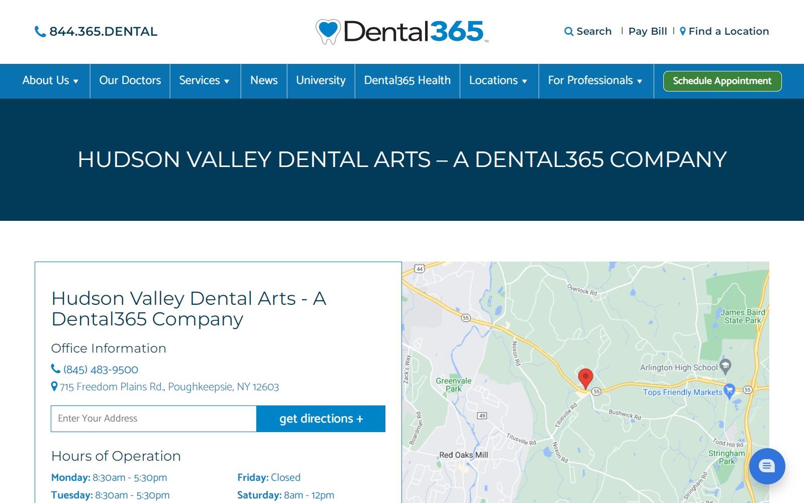 Hudson Valley Dental Arts - A Dental365 Company screenshot