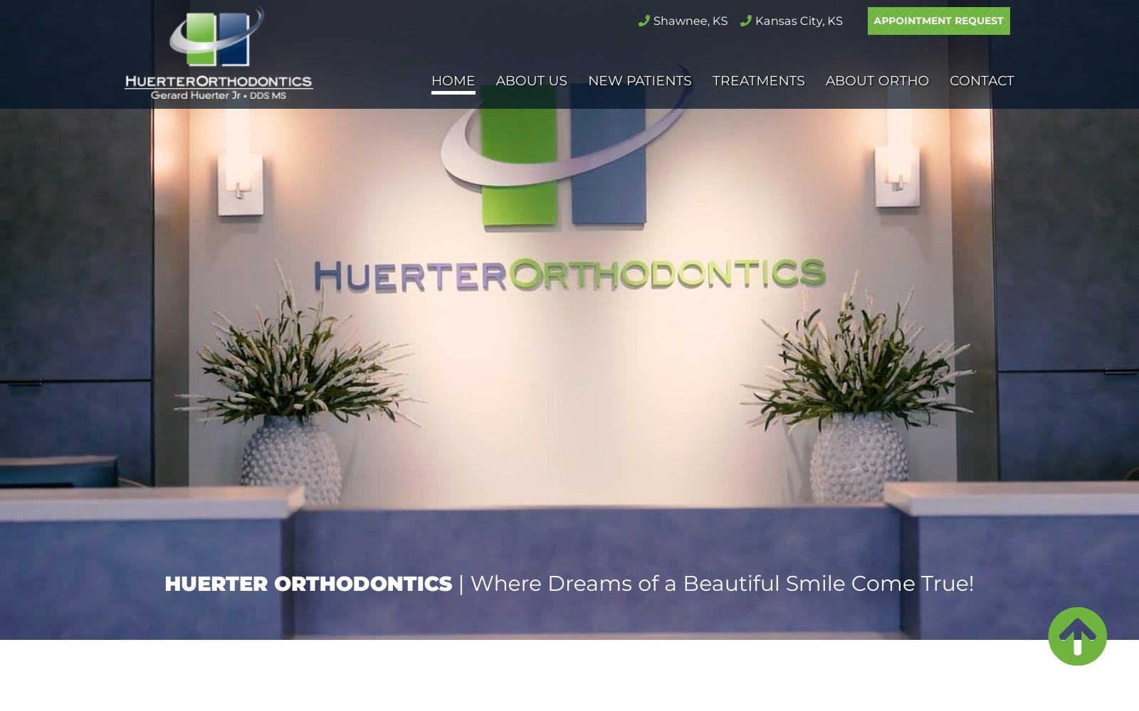 Huerter Orthodontics screenshot