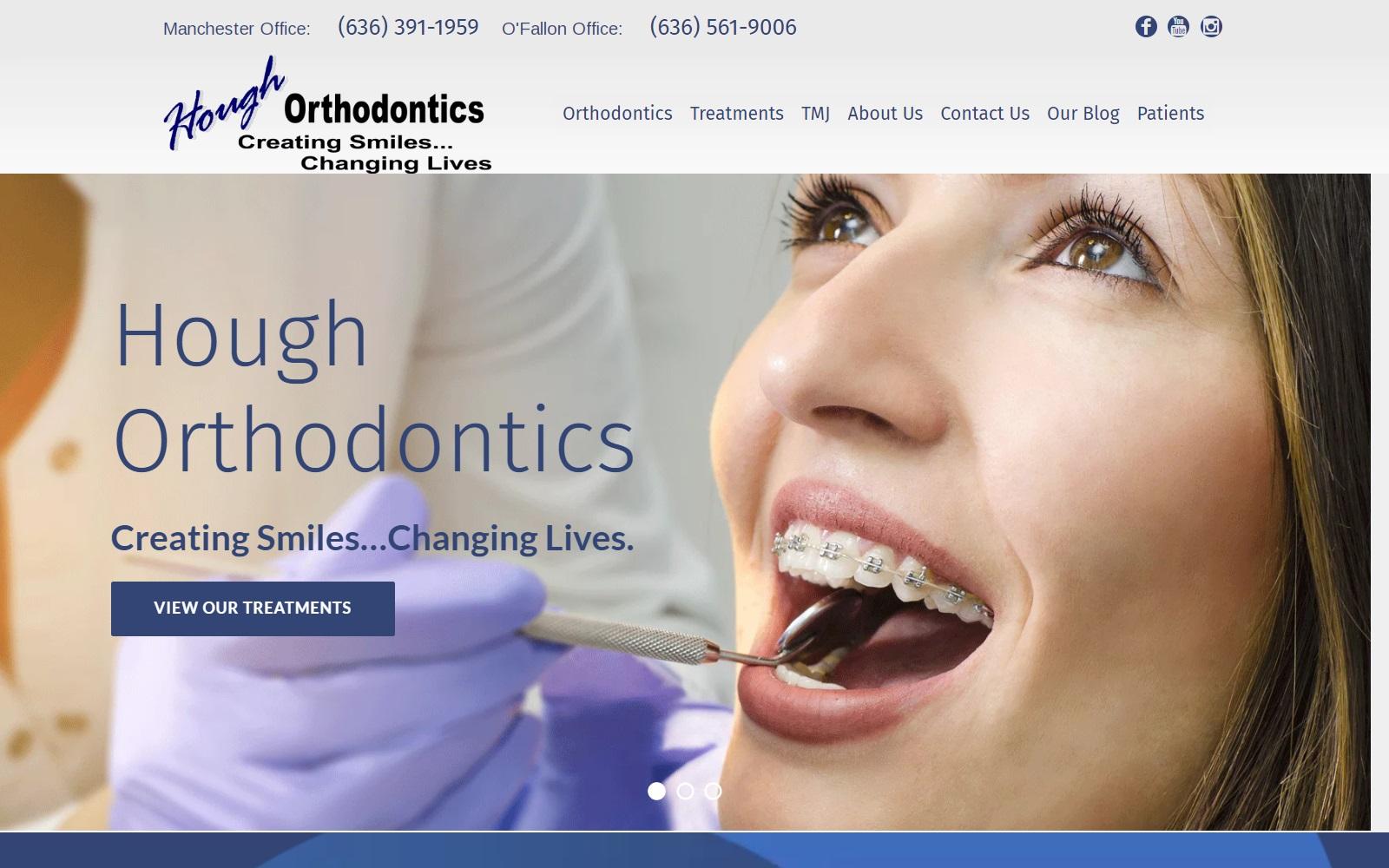 Hough Orthodontics screenshot