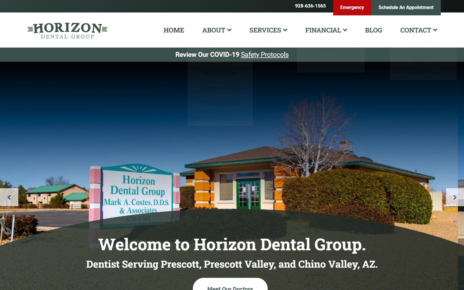 Dr. Mark A. Costes DDS screenshot