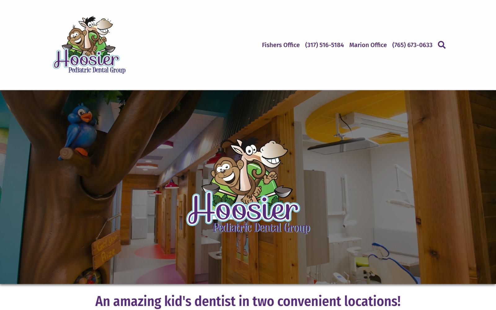 Hoosier Pediatric Dental Group LLC screenshot