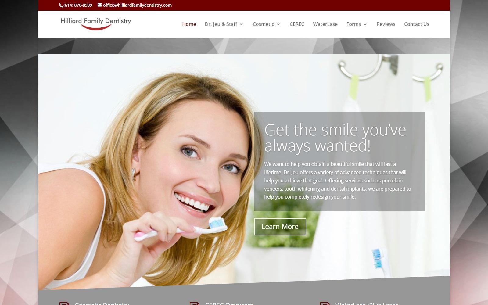 Hilliard Family Dentistry screenshot