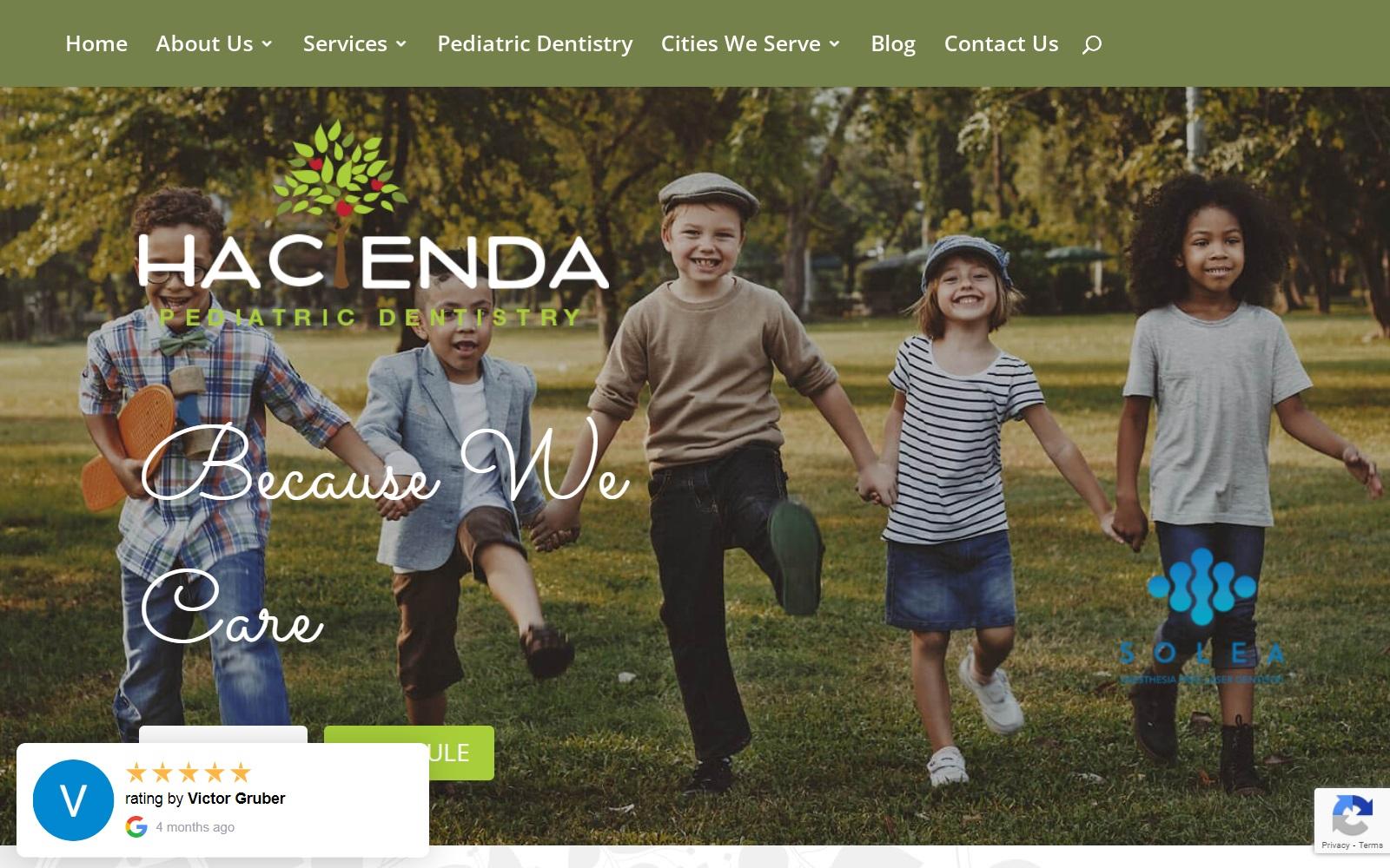 Hacienda Pediatric Dentistry screenshot