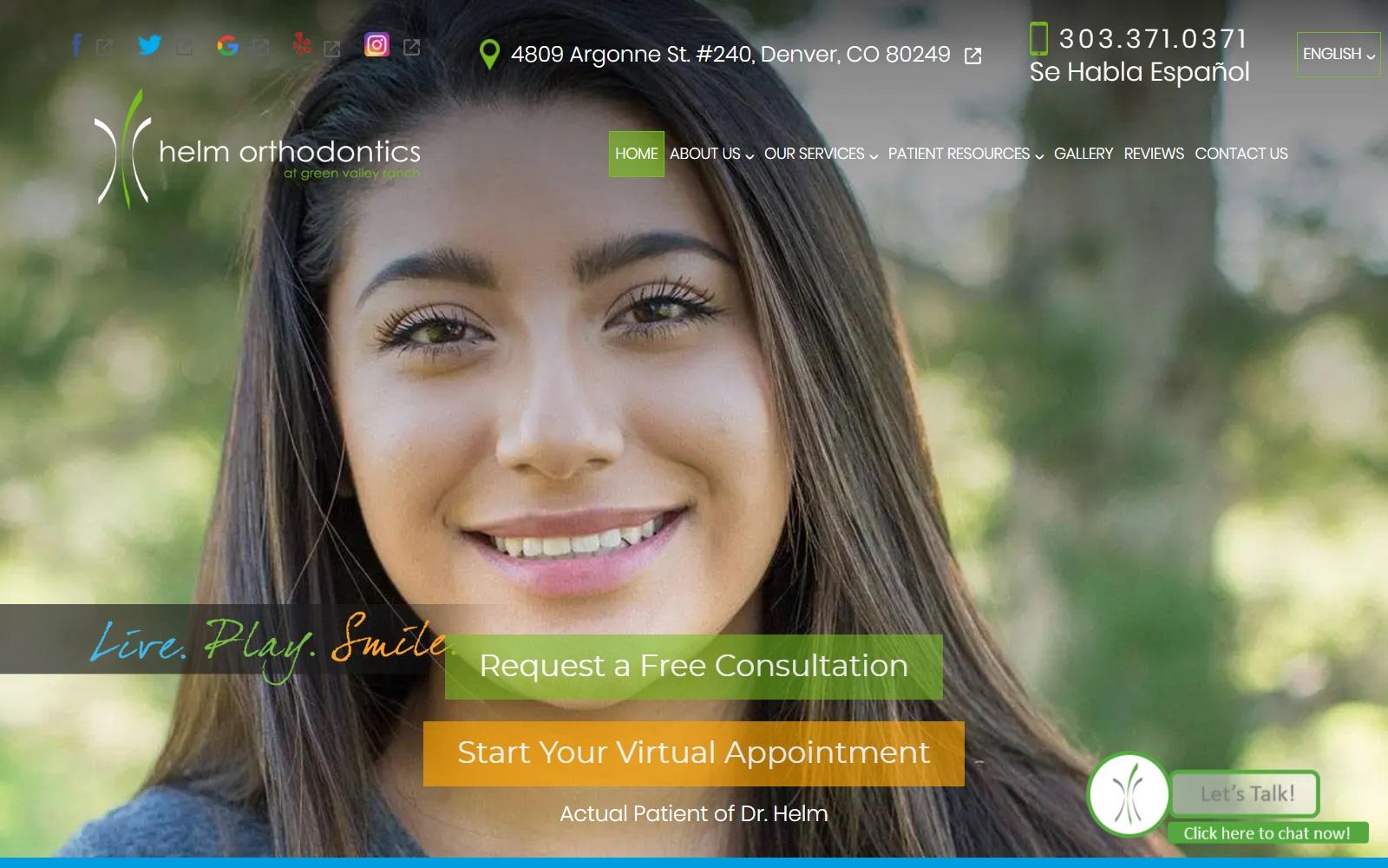 Helm Orthodontics Nathan Helm DDS MS