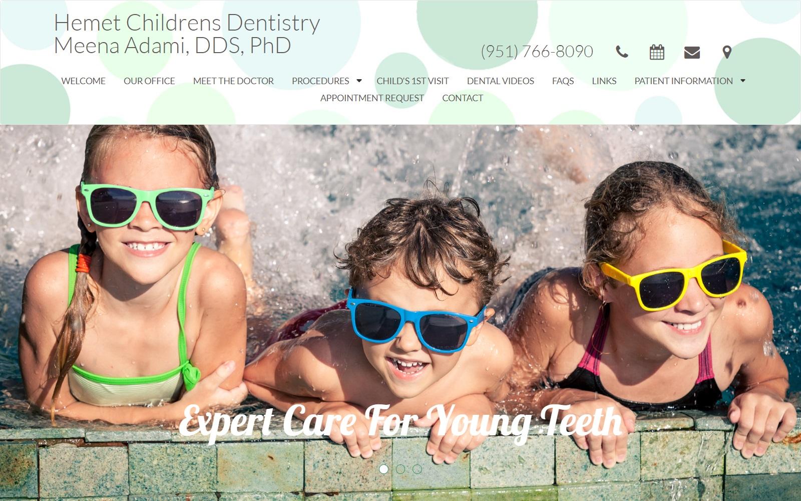 Hemet Childrens Dentistry screenshot