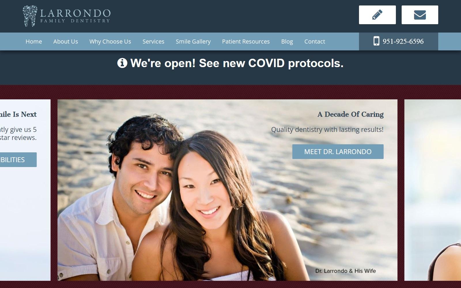 Jorge E. Larrondo DDS screenshot