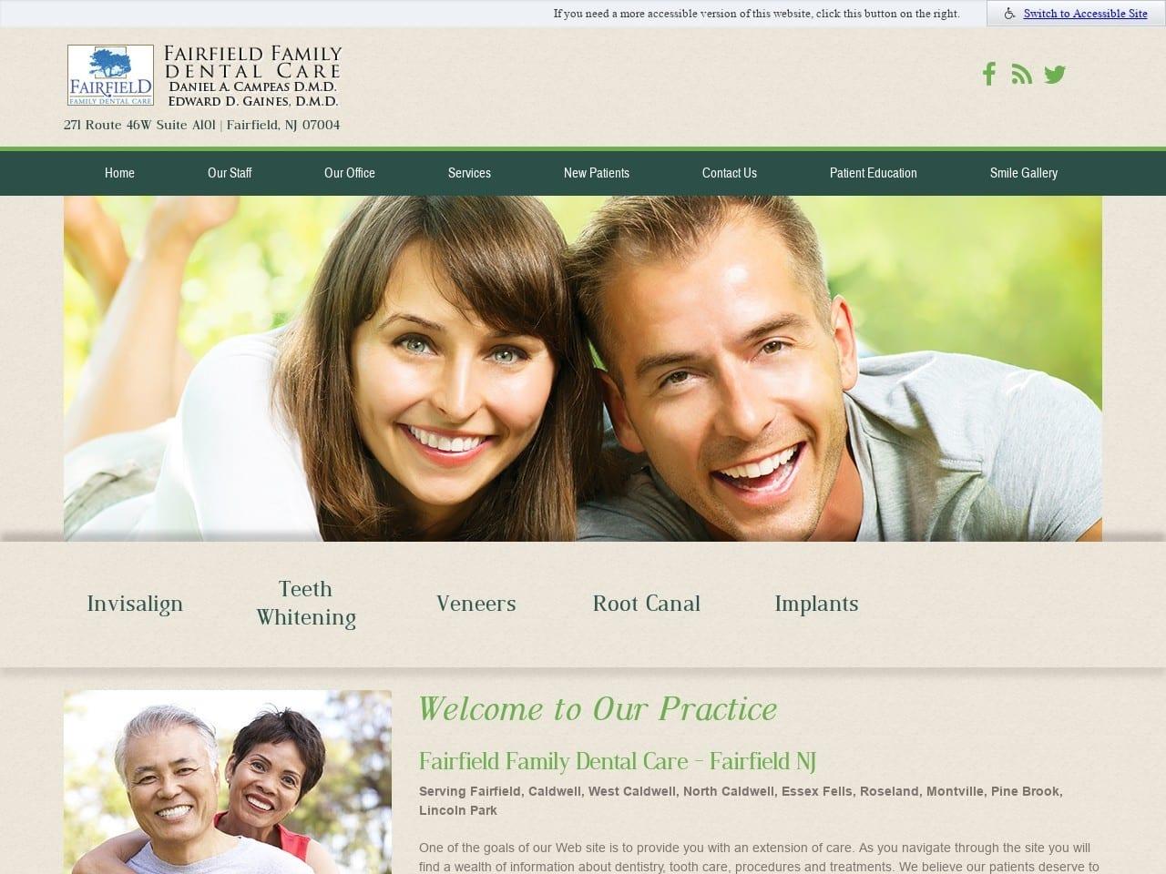 Fairfield Family Dental Care screenshot