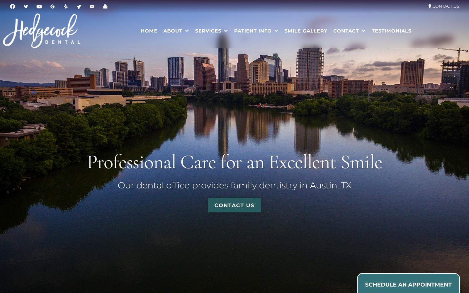 Hedgecock Dental screenshot