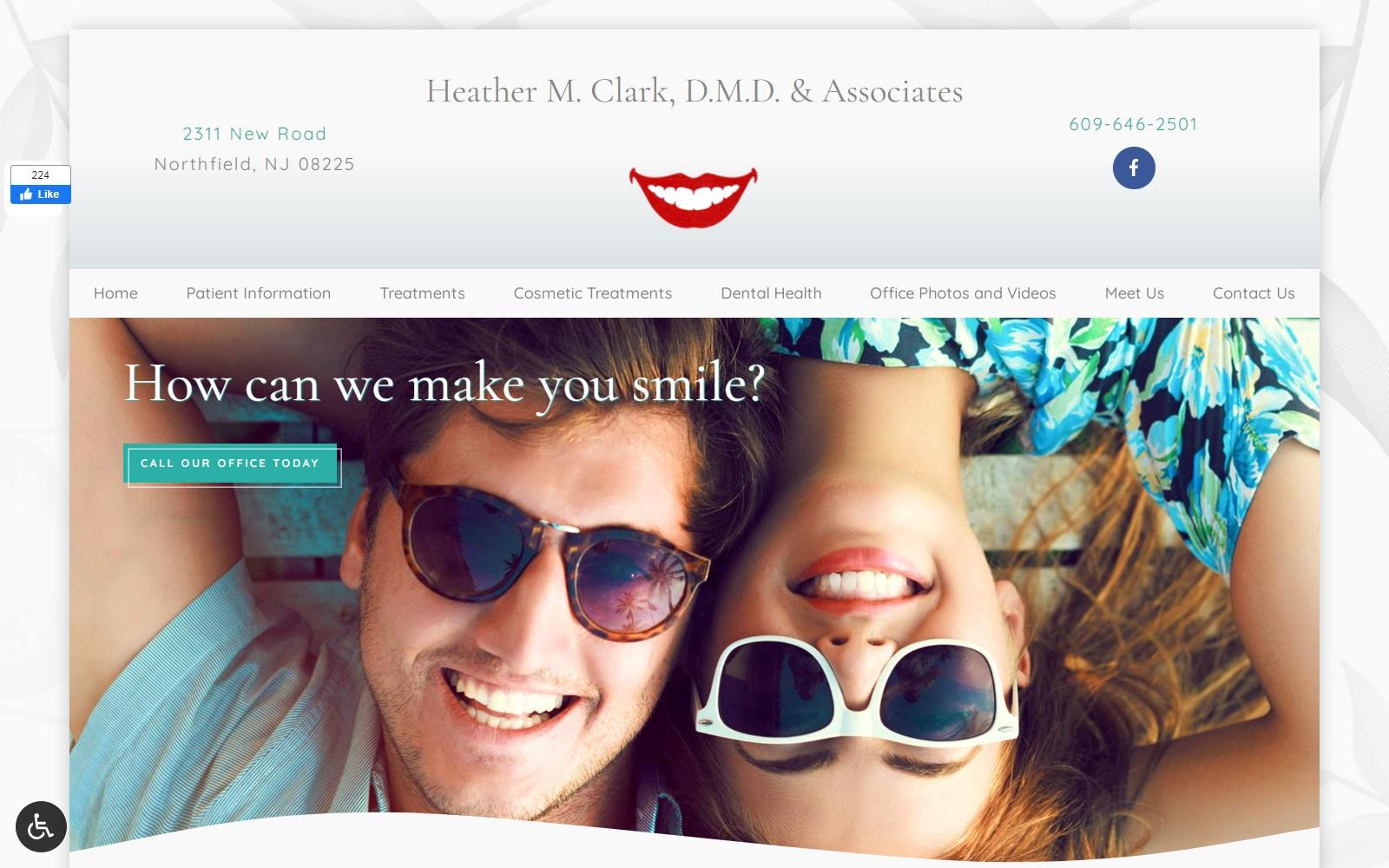Dr. Heather M. Clark DMD screenshot