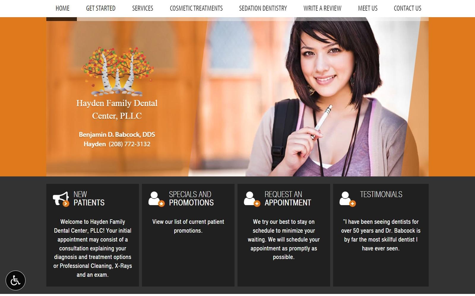 Hayden Family Dental Center, PLLC: Benjamin D. Babcock, DDS