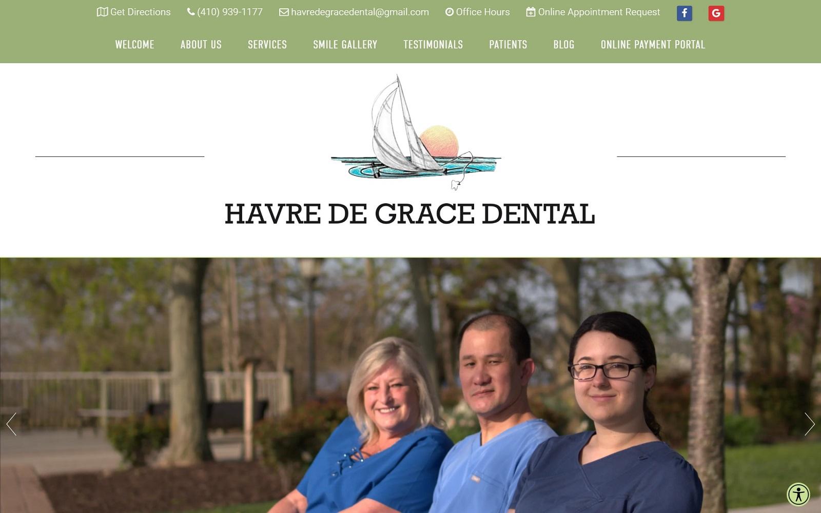 Havre de Grace Dental screenshot