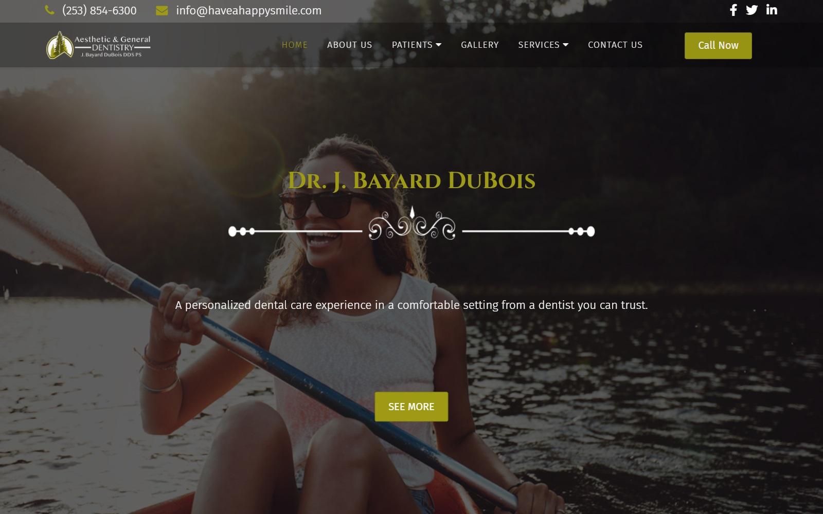 J. Bayard DuBois DDS PS screenshot