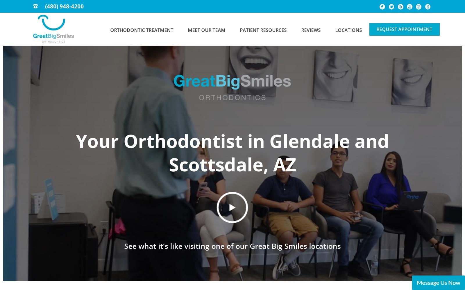 Great Big Smiles Orthodontics screenshot