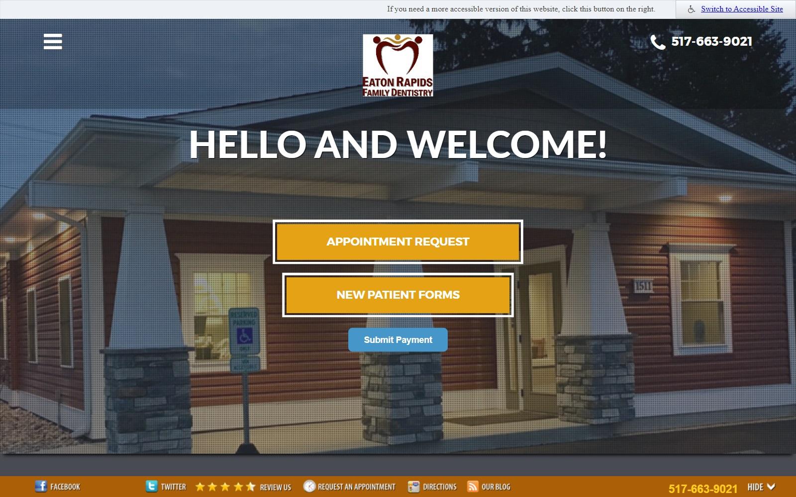 Eaton Rapids Family Dentistry screenshot