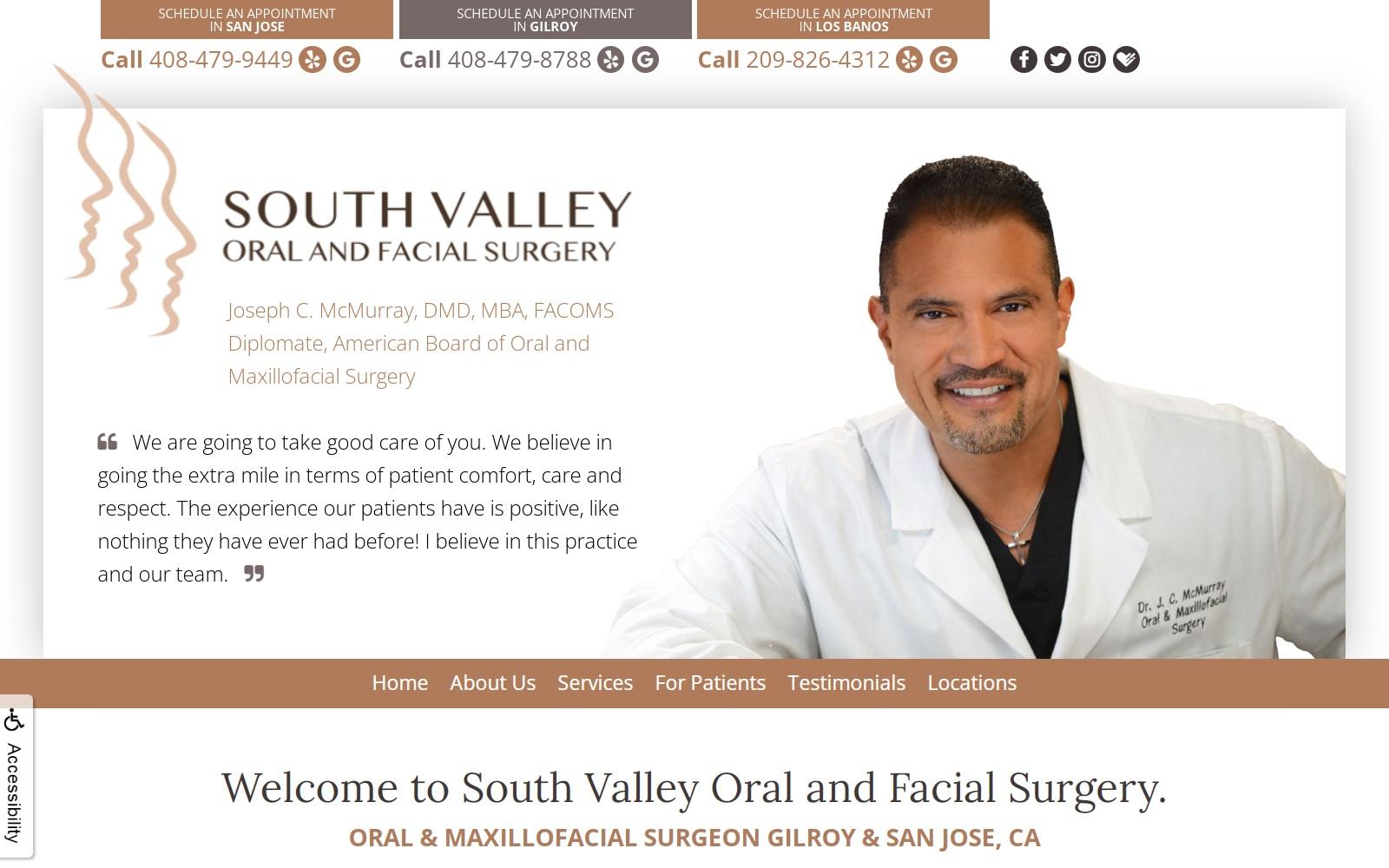 Dr. Joseph C. Mcmurray DMD screenshot