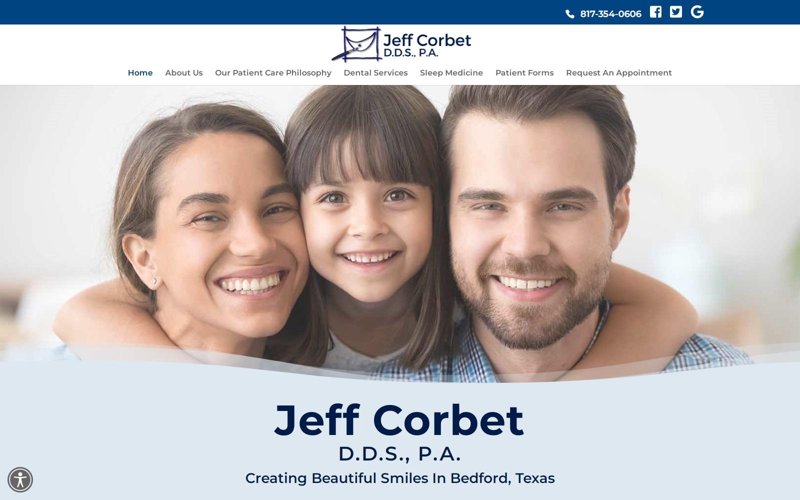 Corbet Jeffery L DDS screenshot